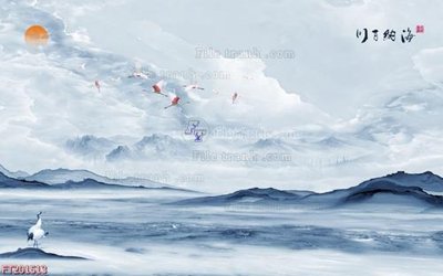 File tranh File in tranh tường 3D FT201513 (bản gốc) in lụa dán tường