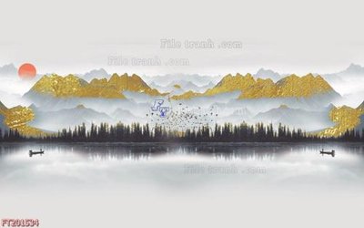 File in ấn File in tranh tường 3D FT201534 chuyên nghiệp