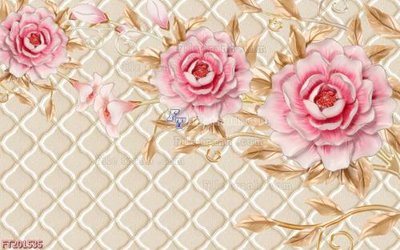 File tranh File in tranh tường 3D FT201535 (bản gốc) in lụa 3D