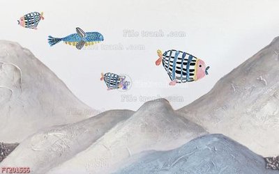 File tranh File in tranh tường 3D FT201556 (file gốc) chuẩn màu in