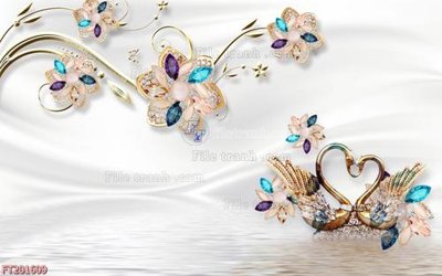 Tải file File in tranh tường 3D FT201609 (PSD) cho in tranh kính