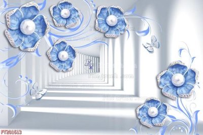 File in mica File in tranh tường 3D FT201613 (bản gốc) sắc sảo