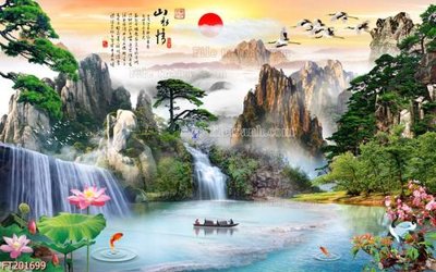 File in ấn File in tranh tường 3D FT201699 (bản gốc) cao cấp