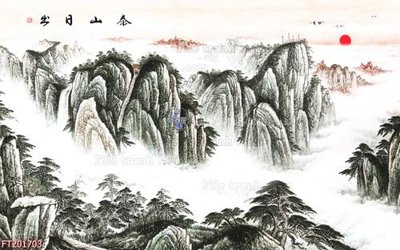 Download file gốc File in tranh tường 3D FT201703 (in mica) 3D