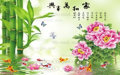 Download file gốc File in tranh tường 3D FT201724 (dùng cho in ấn)