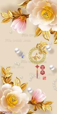 File tranh File in tranh tường 3D FT201730 (gốc) chủ đề trừu tượng