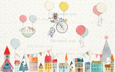 File PSD File in tranh tường 3D FT201766 (chất lượng in ấn)