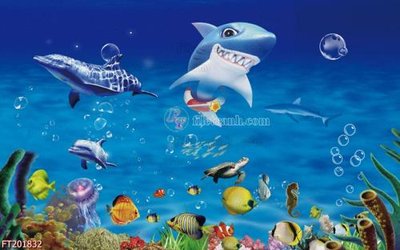 Download file gốc File in tranh tường 3D FT201832 (in mica) trong suốt