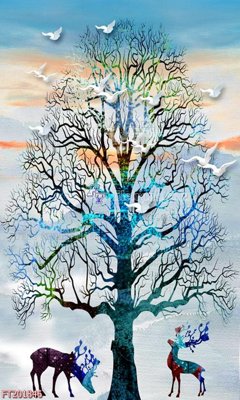 Tải file File in tranh tường 3D FT201846 (gốc) chủ đề tâm linh