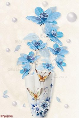 File ảnh File in tranh tường 3D FT201878 (gốc) cho trang trí nhà hàng