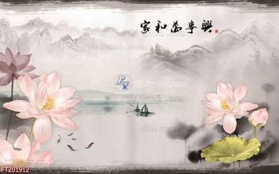 Chi tiết file gốc File in tranh tường 3D FT201912 (cho in tráng gương)