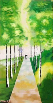 File gốc File in tranh tường 3D FT201914 (in lụa) chi tiết cao