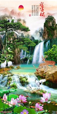 File in mica File in tranh tường 3D FT201915 (bản gốc) sắc sảo