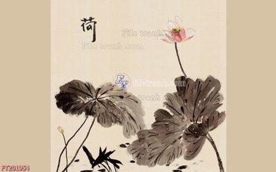 File in lụa File in tranh tường 3D FT201954 (tân cổ điển) File in tranh tường 3D FT201954