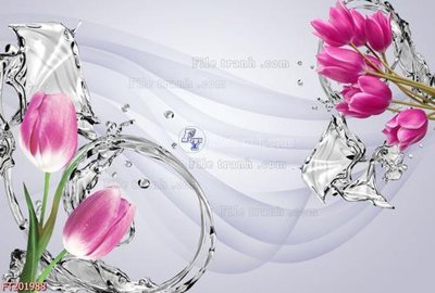 File tranh File in tranh tường 3D FT201988 (gốc) chủ đề thiên nhiên