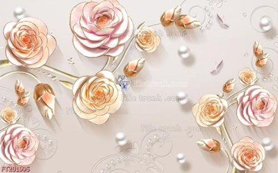 File PSD File in tranh tường 3D FT201995 (bản gốc) dễ dàng edit