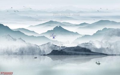 File gốc File in tranh tường 3D FT202027 (phong cách) tối giản