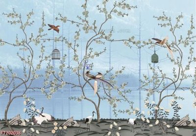 File gốc in ấn File in tranh tường 3D FT202038 chất lượng vượt trội