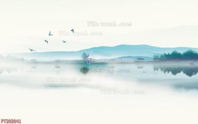 File tranh gốc PSD File in tranh tường 3D FT202041 còn nguyên layer