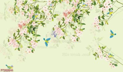 File gốc File in tranh tường 3D FT202044 (thiết kế) cho in ấn