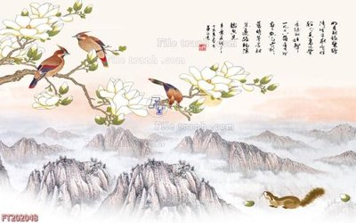 File tranh File in tranh tường 3D FT202048 (ảnh gốc) độ nét vượt trội