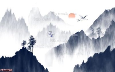 File tranh File in tranh tường 3D FT202088 (bản gốc) treo quán cafe