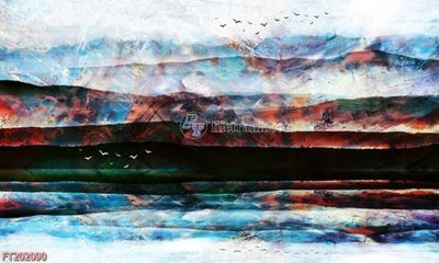 File in lụa File in tranh tường 3D FT202090 (phong cảnh) File in tranh tường 3D FT202090