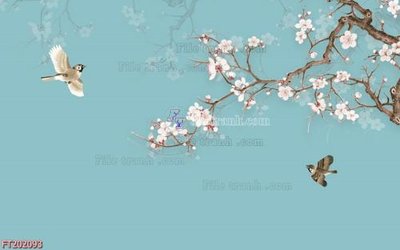 File PSD File in tranh tường 3D FT202093 (gốc) tách lớp chi tiết