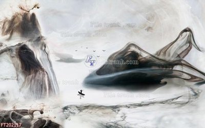 Ảnh gốc File in tranh tường 3D FT202117 (nét căng) in mica