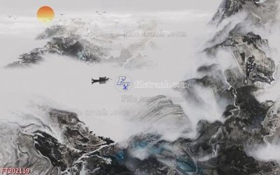 File gốc File in tranh tường 3D FT202119 (thiết kế) cho in ấn