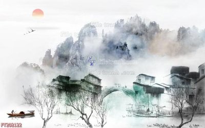 Tải file File in tranh tường 3D FT202122 (gốc) in nhanh