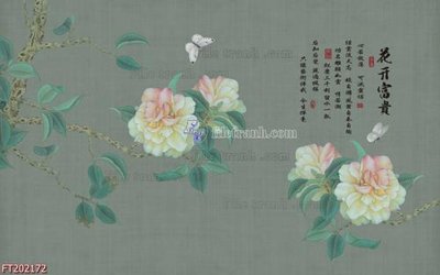 File in trần File in tranh tường 3D FT202172 (file gốc) phong thủy