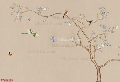 File tranh in trần File in tranh tường 3D FT202189 (ảnh gốc siêu nét)