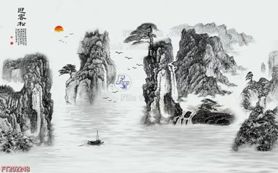 File tranh File in tranh tường 3D FT202248 (bản gốc) in lụa 5D