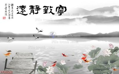 File ảnh gốc File in tranh tường 3D FT202283 không vỡ nét