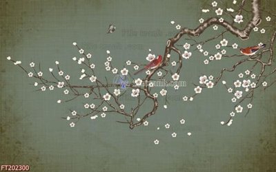 File in trần File in tranh tường 3D FT202300 (bản gốc 3D) sống động