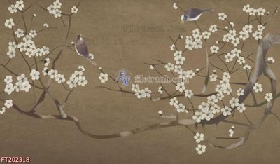 File gốc File in tranh tường 3D FT202318 (cho in ấn) độc quyền