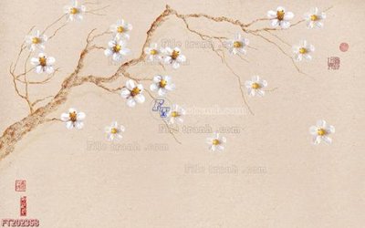 File gốc File in tranh tường 3D FT202358 (chuẩn màu) cho in offset