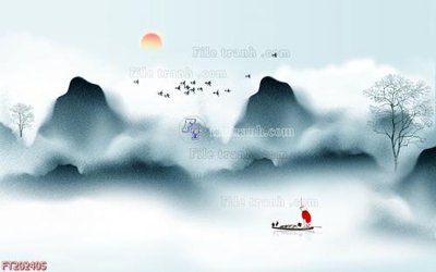 Tải file File in tranh tường 3D FT202405 (PSD) cho in tranh kính