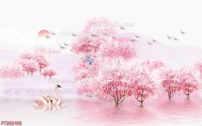 File tranh File in tranh tường 3D FT202408 (bản gốc) in canvas