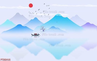 File gốc File in tranh tường 3D FT202416 (in lụa) hoa văn cổ điển