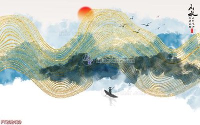 File in trần File in tranh tường 3D FT202439 (bản gốc) bầu trời