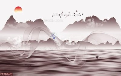 File gốc File in tranh tường 3D FT202451 (PNG) nền trong suốt