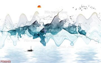 File in lụa File in tranh tường 3D FT202453 (chất lượng cao) File in tranh tường 3D FT202453