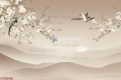 Tải file File in tranh tường 3D FT202458 (gốc) chủ đề hoa sen