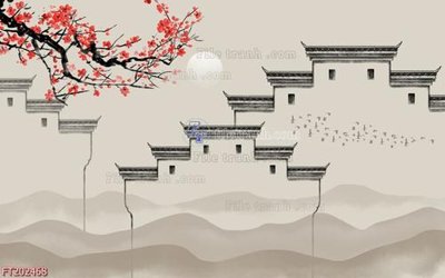 File in trần File in tranh tường 3D FT202468 (file gốc) hoa văn 3D