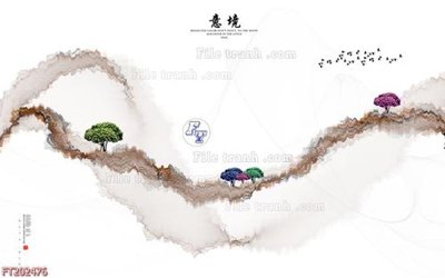 File gốc in tráng gương File in tranh tường 3D FT202476 chi tiết