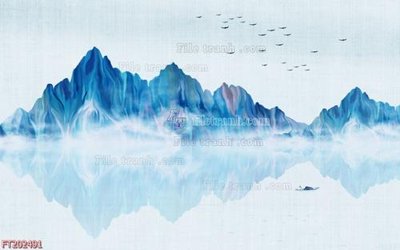 File in lụa File in tranh tường 3D FT202491 (chất lượng cao) File in tranh tường 3D FT202491