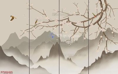 File ảnh File in tranh tường 3D FT202493 (gốc) in PP, decal