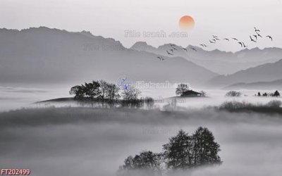 File gốc File in tranh tường 3D FT202499 (chuẩn CMYK) cho nhà in